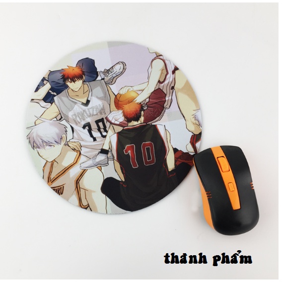 Phôi lót chuột tròn 195x195x3cm - trơn in chuyển nhiệt