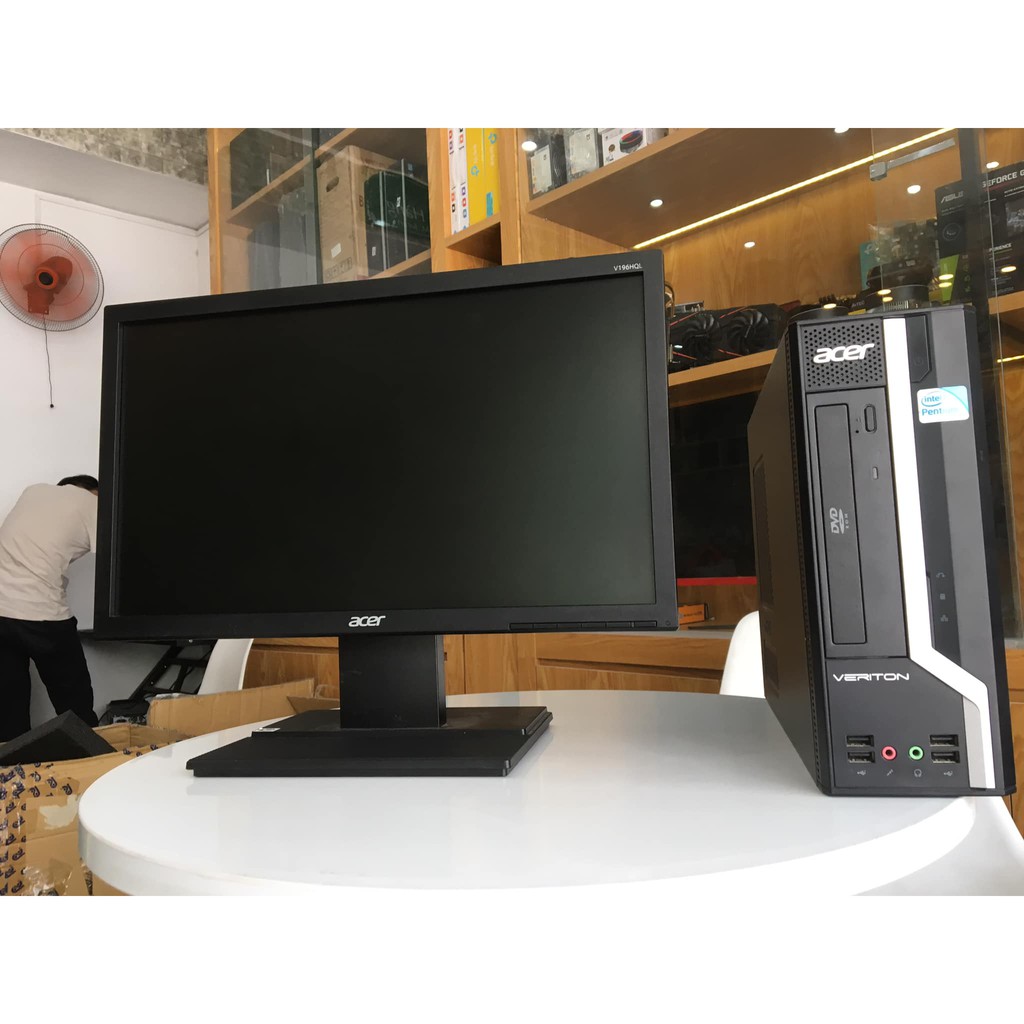 Bộ máy tính văn phòng, máy tính học sinh đồng bộ ACER Veriton X2610G LCD 19" led acer | BigBuy360 - bigbuy360.vn