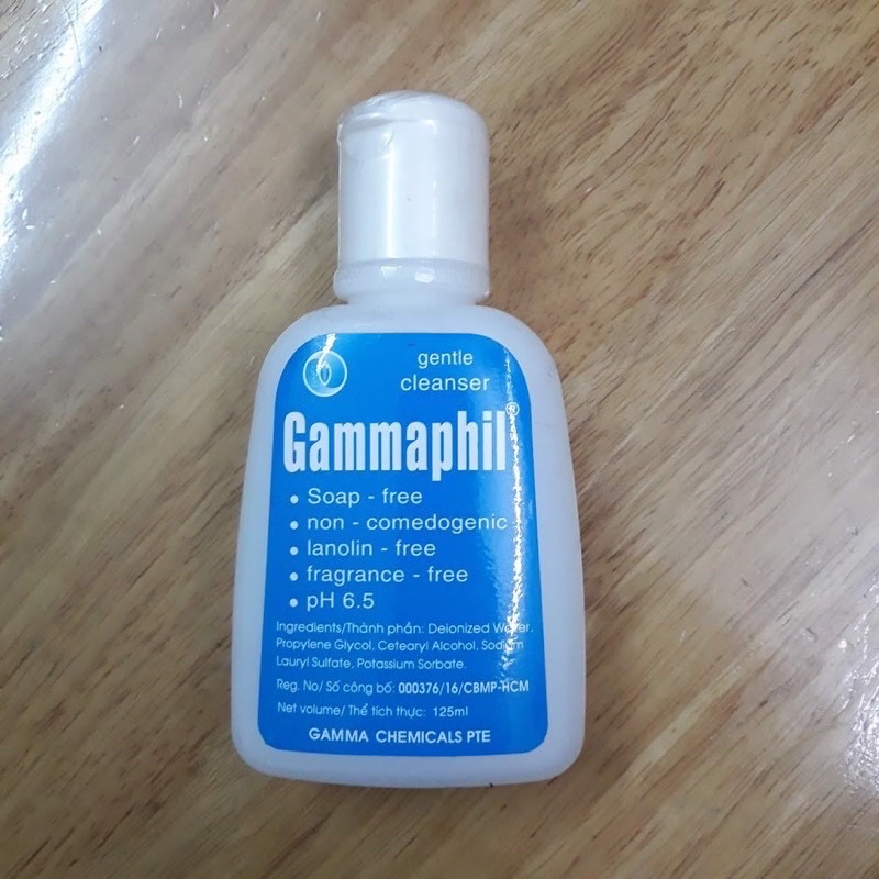 Sữa rửa mặt GAMMAPHIL Không Xà Phòng Dùng Được Cho Trẻ Em, Phụ Nữ Mang Thai Và Cho Con Bú
