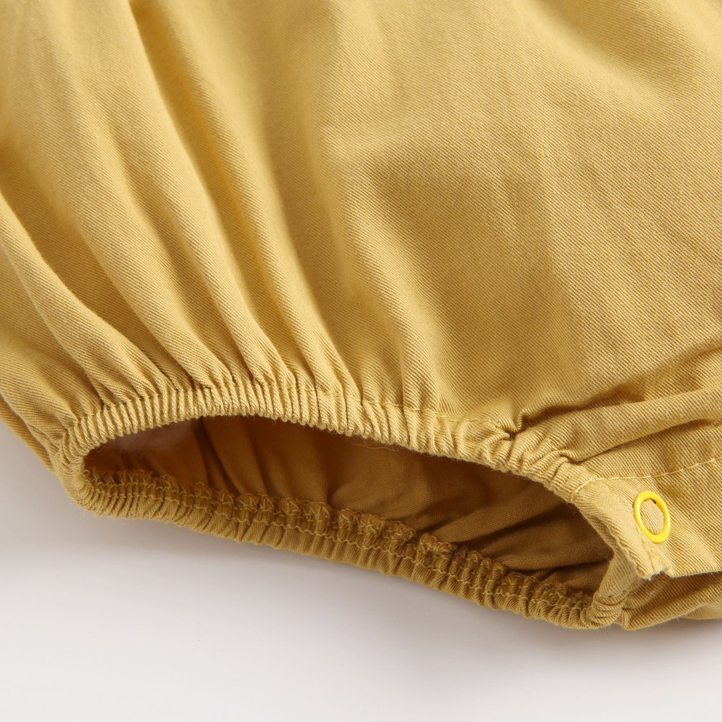 Đồ liền thân tay dài Sanlutoz chất liệu cotton thời trang cho bé gái