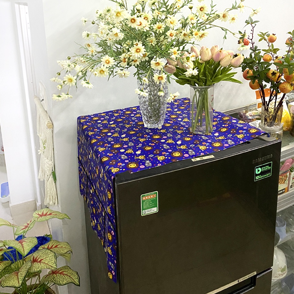 Tấm phủ tủ lạnh vải SIÊU DẦY cao cấp
