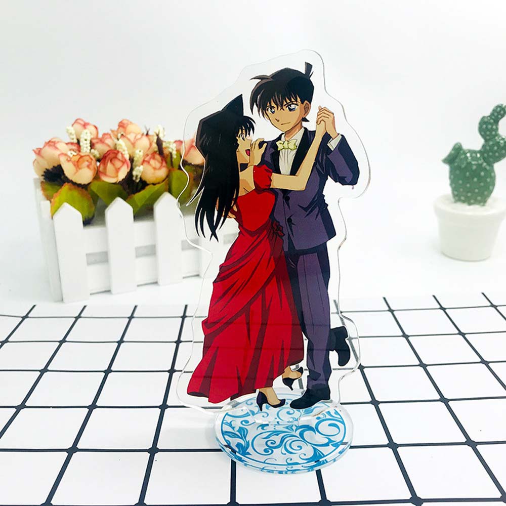 Mô hình nhân vật thám tử lừng danh Conan bằng acrylic hai mặt để bàn trang trí