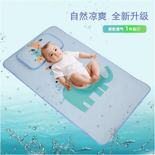 Chiếu Lụa Điều Hòa 3D Cao Cấp Kèm Gối Cho Bé