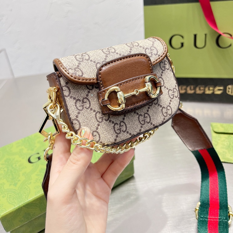 Túi Đeo Chéo Gucci 1955 Mini Phối Dây Đeo Sợi Xích Thời Trang Sang Trọng Cho Nữ