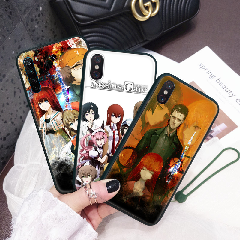 Ốp Điện Thoại Mềm Hình Anime Steins Gate Cho Xiaomi Mi 11i 11 Ultra Poco F3 Redmi K40 Note 9 10 Pro Max