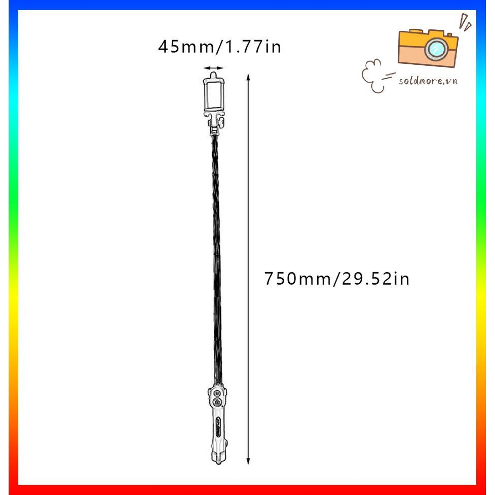 ⊕móng tay không Gậy Tự Sướng Tự sướng 3 Chân Một chân - - Cao Cấp Điều khiển từ xa - Giá rẻ nhất Cho Iphone an | BigBuy360 - bigbuy360.vn
