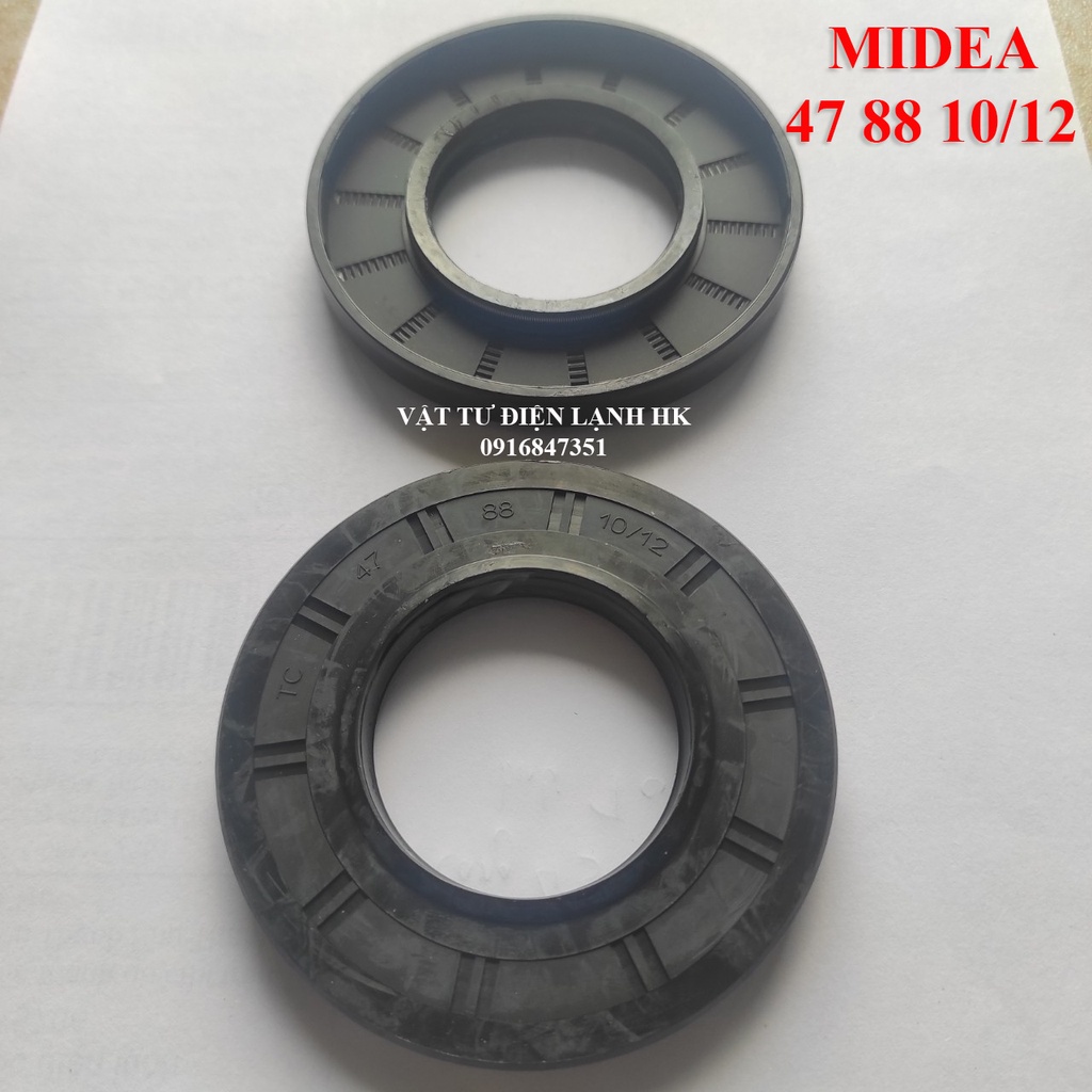Phớt máy giặt cửa ngang MIDEA 47-88-10/12 Phot chắn vòng bi mg cửa trước MEDIA