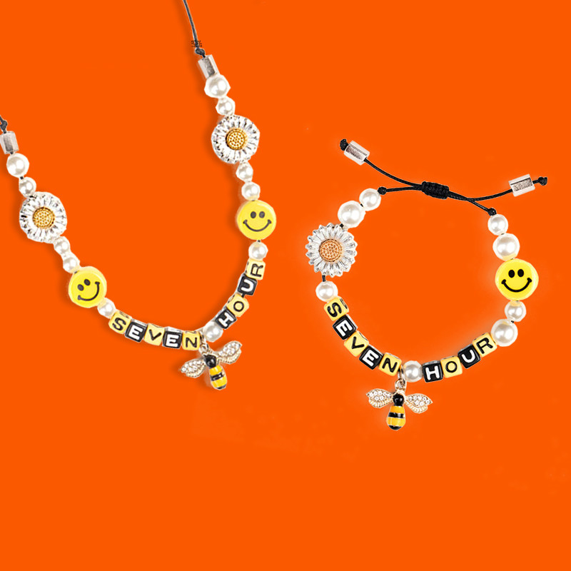 Dây Chuyền Mặt Hình Con Ong Nhỏ Đính Đá Phong Cách Hip Hop Dành Cho Nam Và Nữ 22683