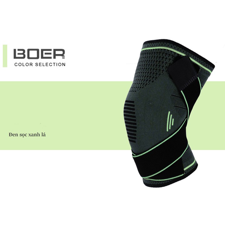 Đai hổ trợ đầu gối Boer 7721 (1 đôi)