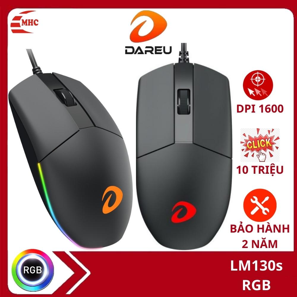 Chuột máy tính có dây Dareu LM103s LED RGB, Hàng chính hãng Full VAT bảo hành 24 tháng