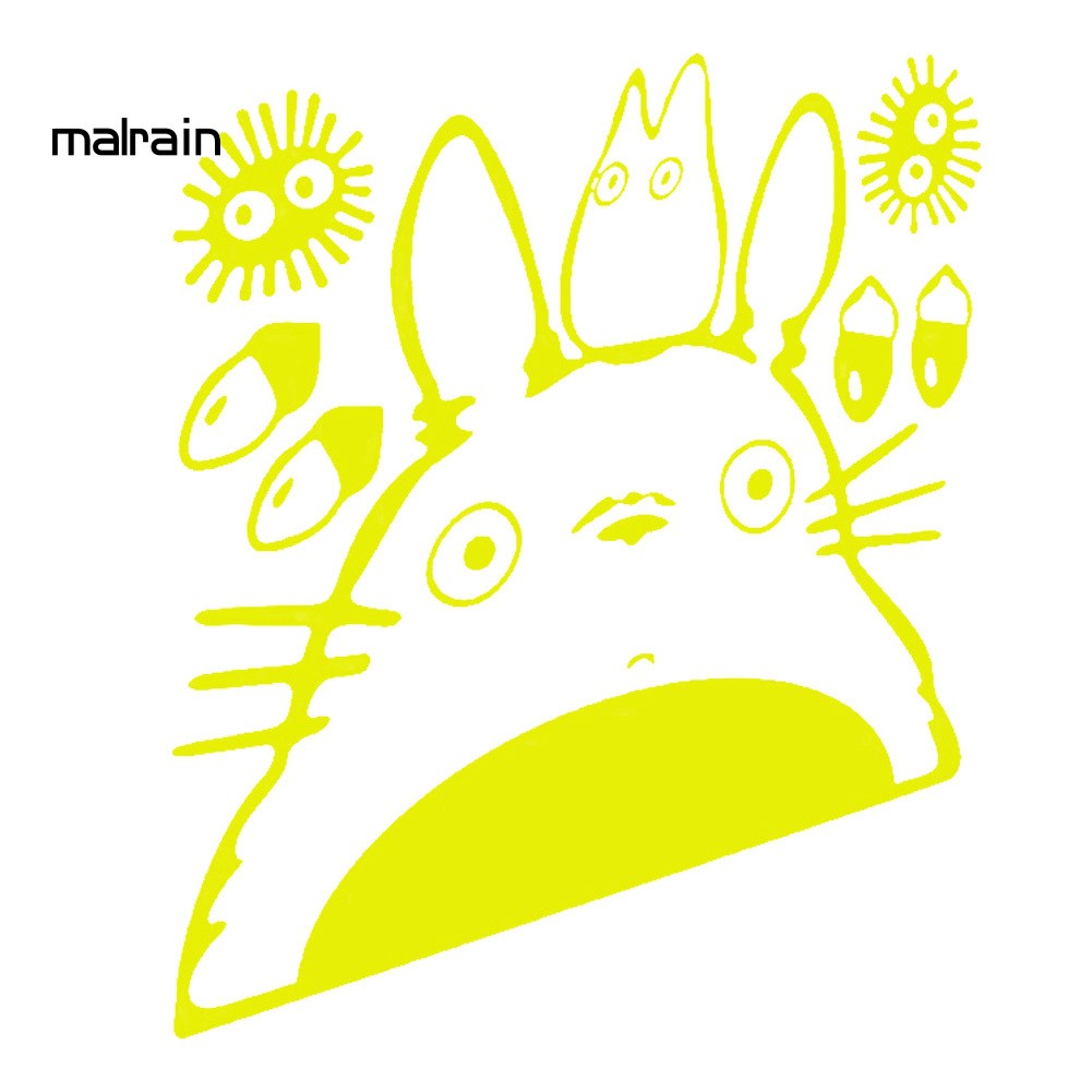 Hình dán trang trí xe hơi hình Totoro xinh xắn