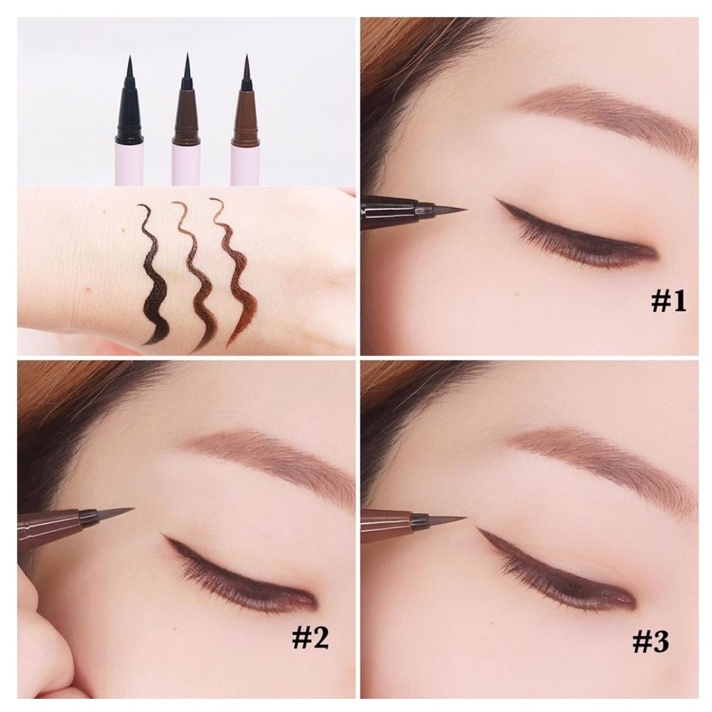 Bút kẻ mắt siêu mảnh chống trôi suốt 12 giờ Hàn Quốc Lilybyred am9 to pm9 Survival Pen Liner