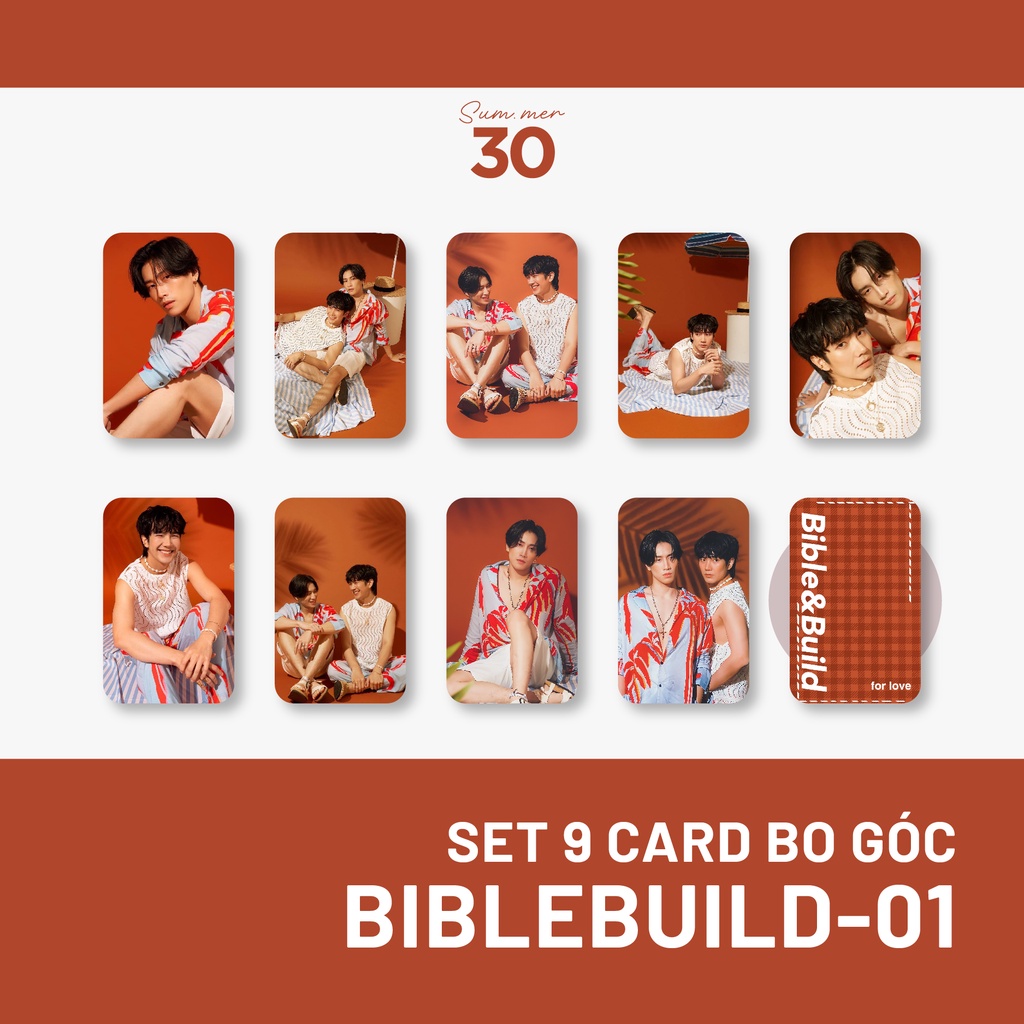 Sum.mer30 -  SET 9 CARD BO GÓC BuildBible - KINNPORSCHE