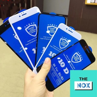 Kính Cường Lực IPhone 10D Bóng Full Màn IPhone 6/7/8/Plus/X/XR/XsMax/11/12/13/Pro/Max [The Nox]
