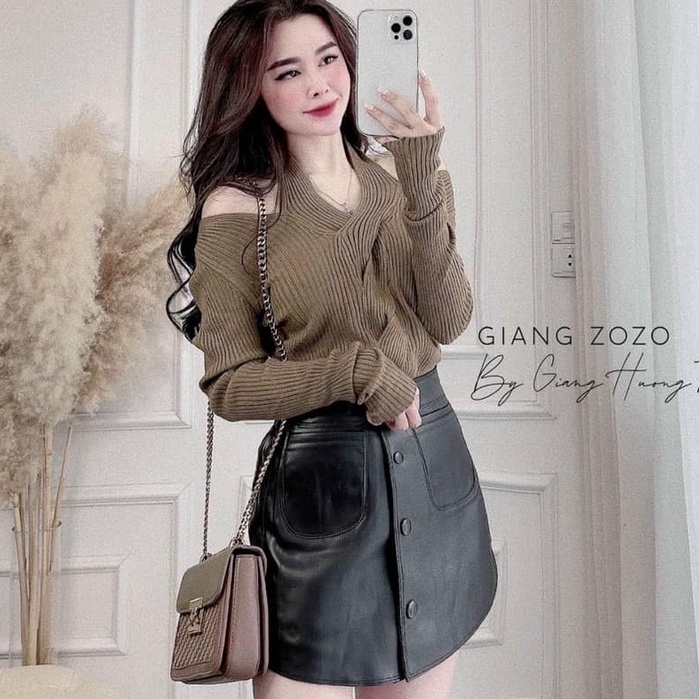 Áo len xoắn dọc xinh xắn 6109(kèm ảnh thật,video) | BigBuy360 - bigbuy360.vn