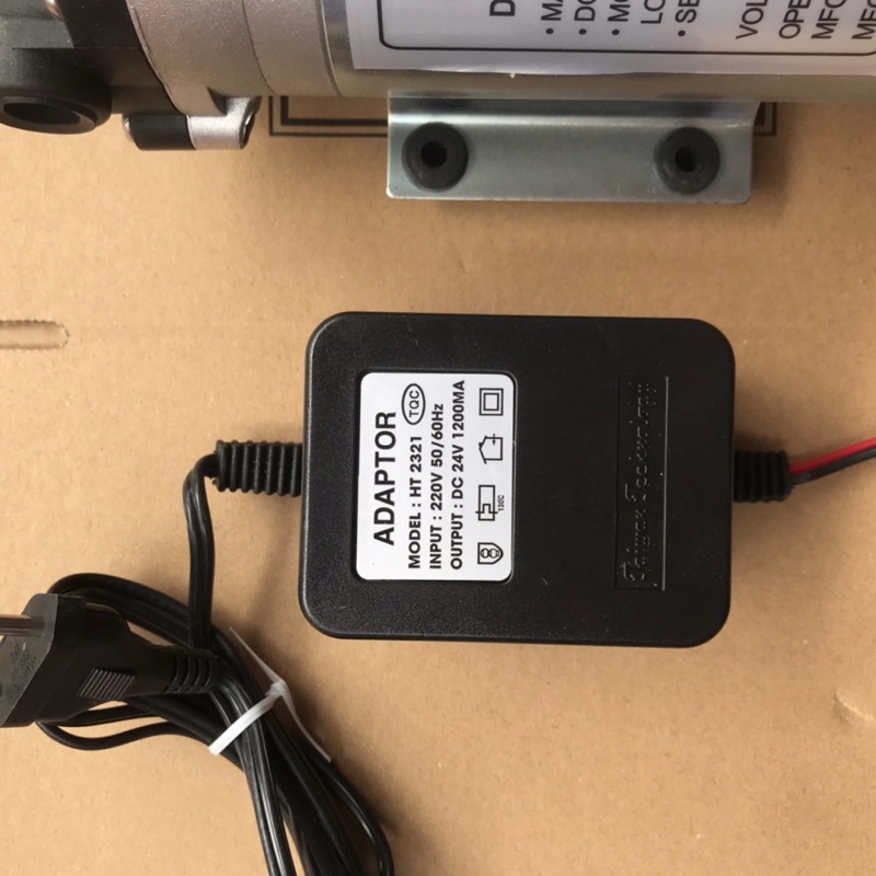 Bơm tăng áp 24v Grand Forest GFP 50 + nguồn 24v - Hút đẩy siêu khỏe - dùng cho máy lọc nước RO và dàn phun sương