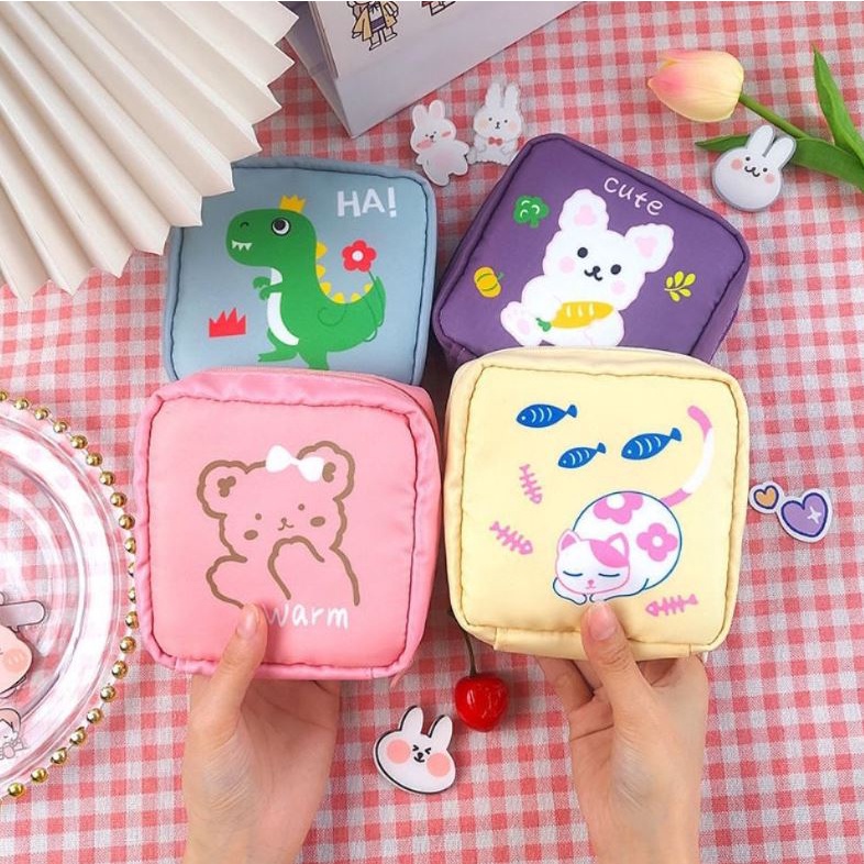 Túi Đựng Băng Vệ Sinh / Tiền Xu Nhỏ Gọn Tiện Lợi
