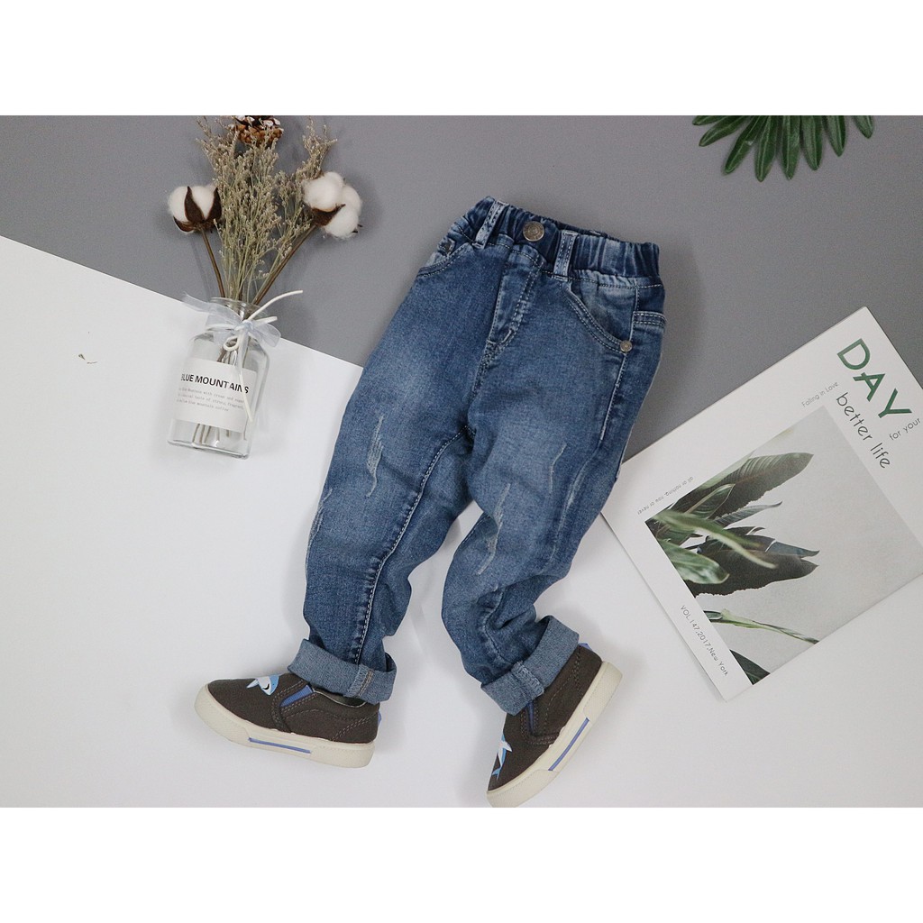 Quần Jean Dài Cao Cấp Cho Bé Trai Size 1- 5 Tuổi (RQJ3813)- Royal KIDS