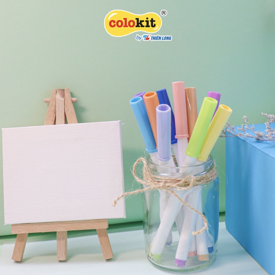 Bộ 20 bút màu PASTEL Fiber Pen Colokit Thiên Long chính hãng giá rẻ