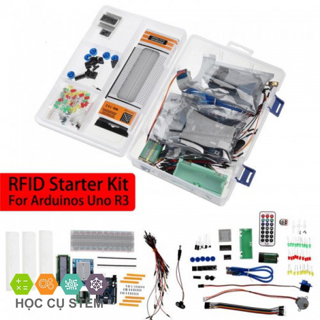 Bộ Starter Kit Arduino UNO R3 V1 (Kèm Linh Kiện) - Lập Trình Arduino - HỌC CỤ STEM