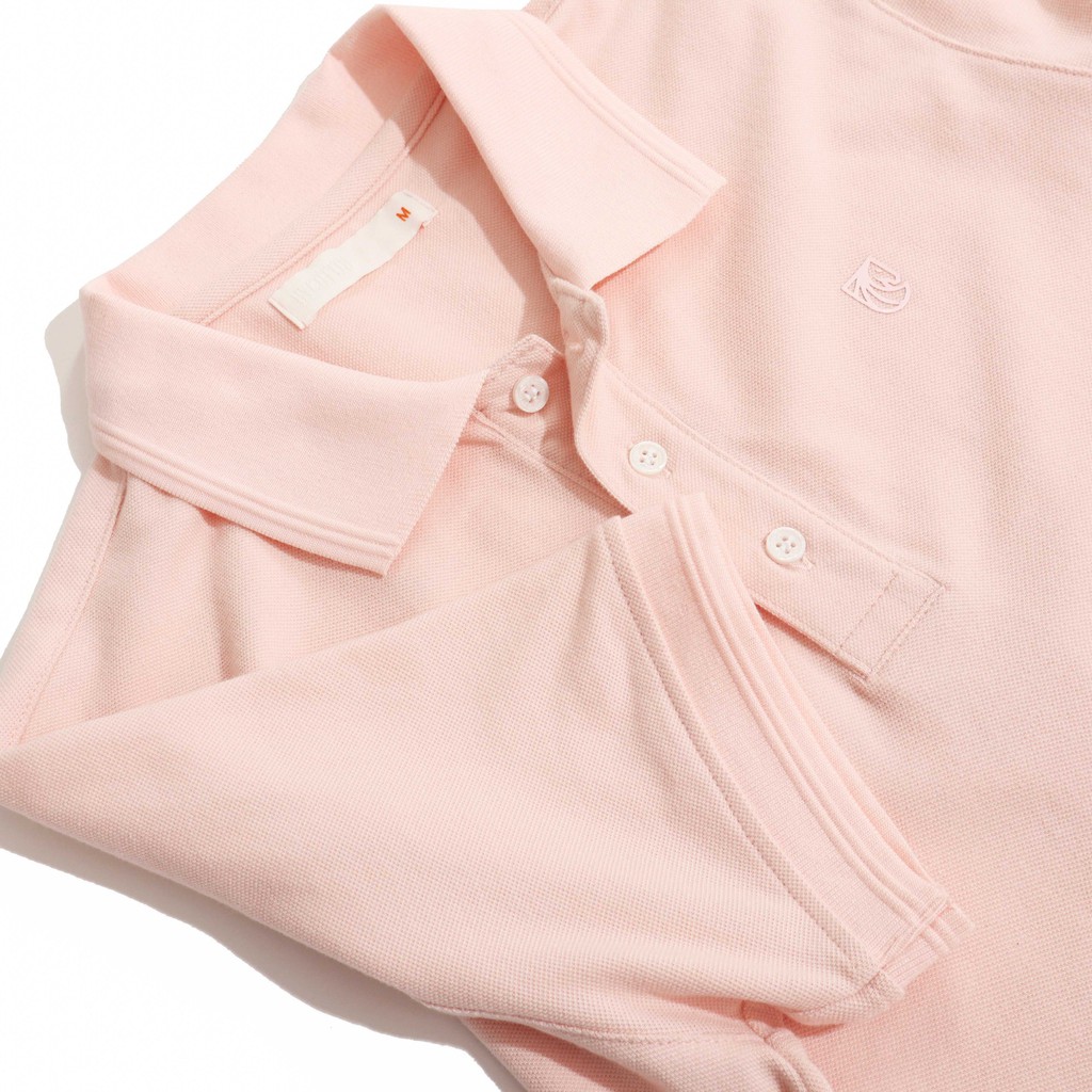 Áo Thun Polo Nam Cổ Bẻ Hông Pastel BY COTTON Pink Pastel Basic Polo | BigBuy360 - bigbuy360.vn
