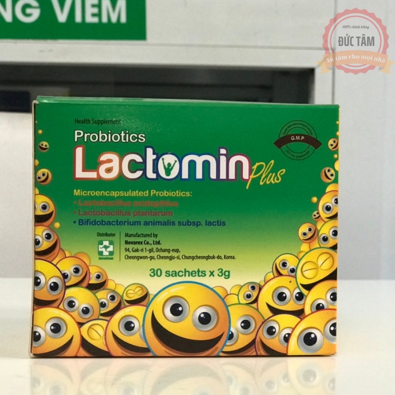 Men Vi Sinh LACTOMIN PLUS Bổ Sung Lợi Khuẩn Hộp 30 Gói