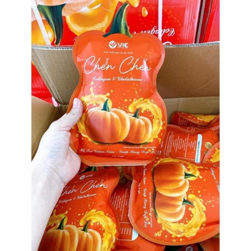 Thạch Bí Đỏ Chen Chen VIC Mờ Nám, Trắng Da Nở Ngực Cân Bằng Nội Tiết Tố [ CHÍNH - HÃNG ]
