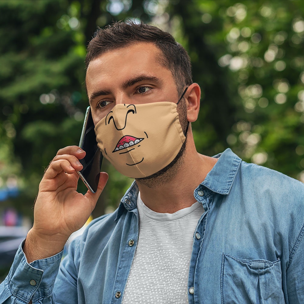 Khẩu trang thú cưng cute trẻ em hoạt hình cho bé dễ thương Hình Vẽ DRAWN CARTWELL ngăn bụi mịn chất liệu vải mềm chống g