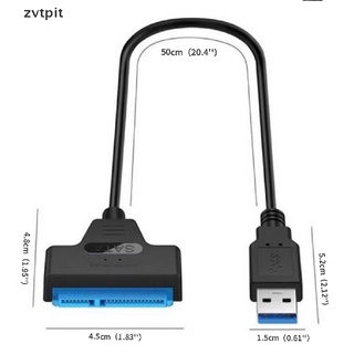 [ZVPT] USB 3.0 to SATA 2.5" External Hard Disk Drive Adapter Reader For SSD HDD Cable DSF
