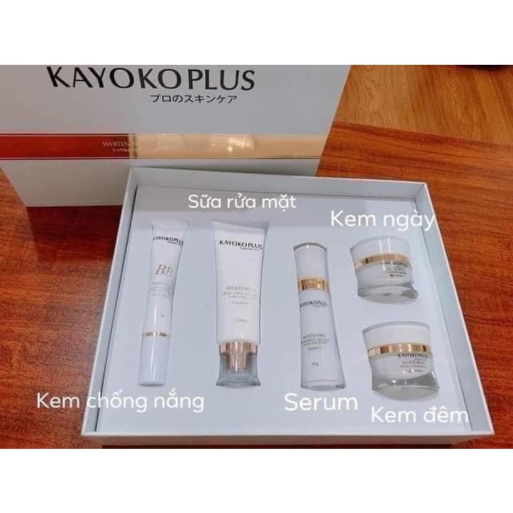 Bộ MP Kayoko Plus 5in1 💗 FREESHIP 💗 nám tàn nhang làm trắng da, dưỡng da trắng mịn