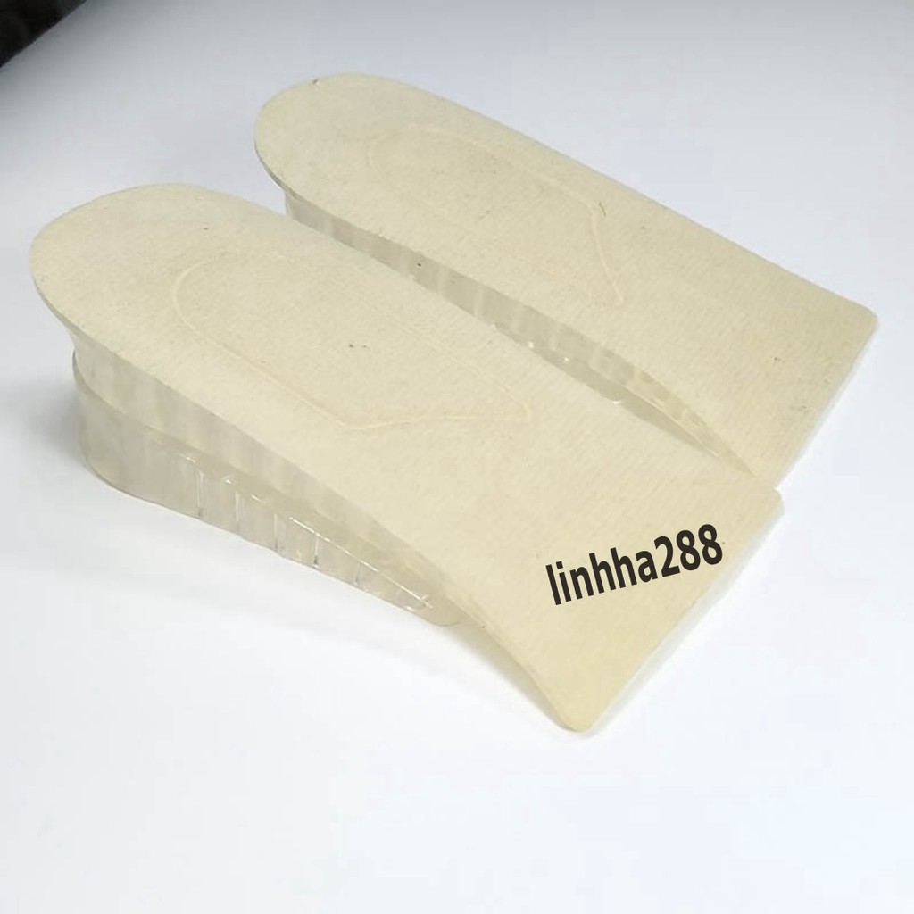 2 đôi Lót giày tăng chiều cao gel nửa bàn 2 lớp cao 4,5 cm