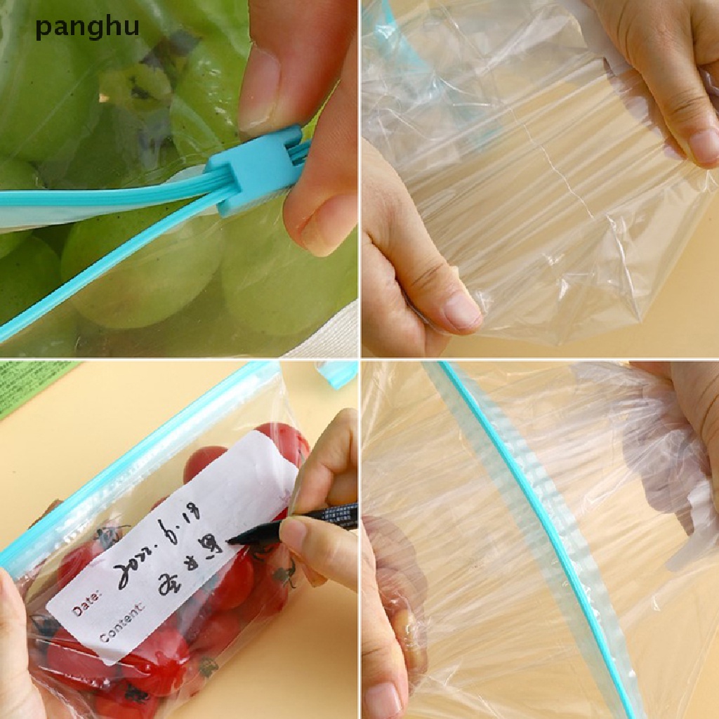 Set 20 Túi Nhựa Bọc Thực Phẩm Để Tủ Lạnh Có Thể Tái Sử Dụng