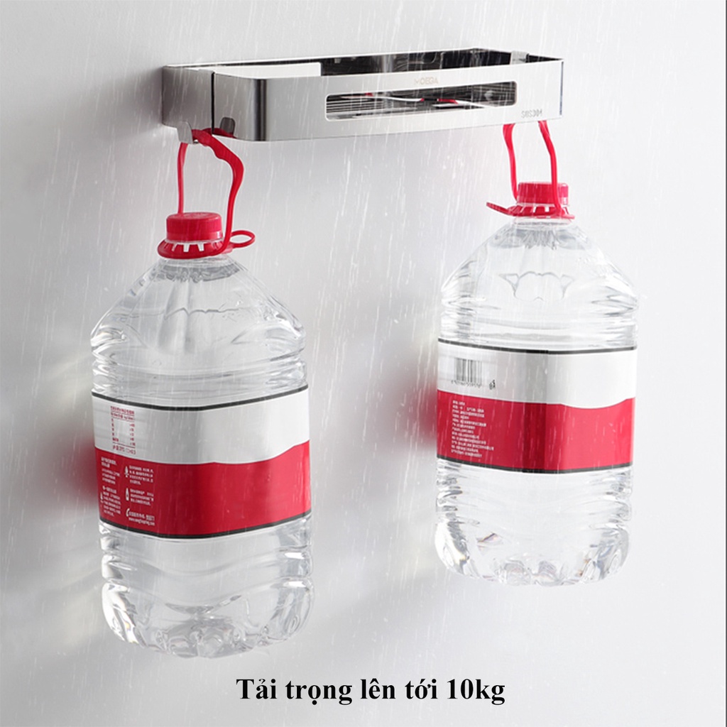 Kệ Inox 304 Anshin - kệ lắp nhà tắm, nhà bếp có thể dán tường hoặc khoan vít