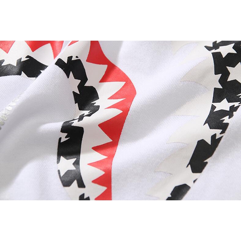 Áo Thun Cotton Tay Ngắn In Họa Tiết Bape Thời Trang Cho Nam Và Nữ