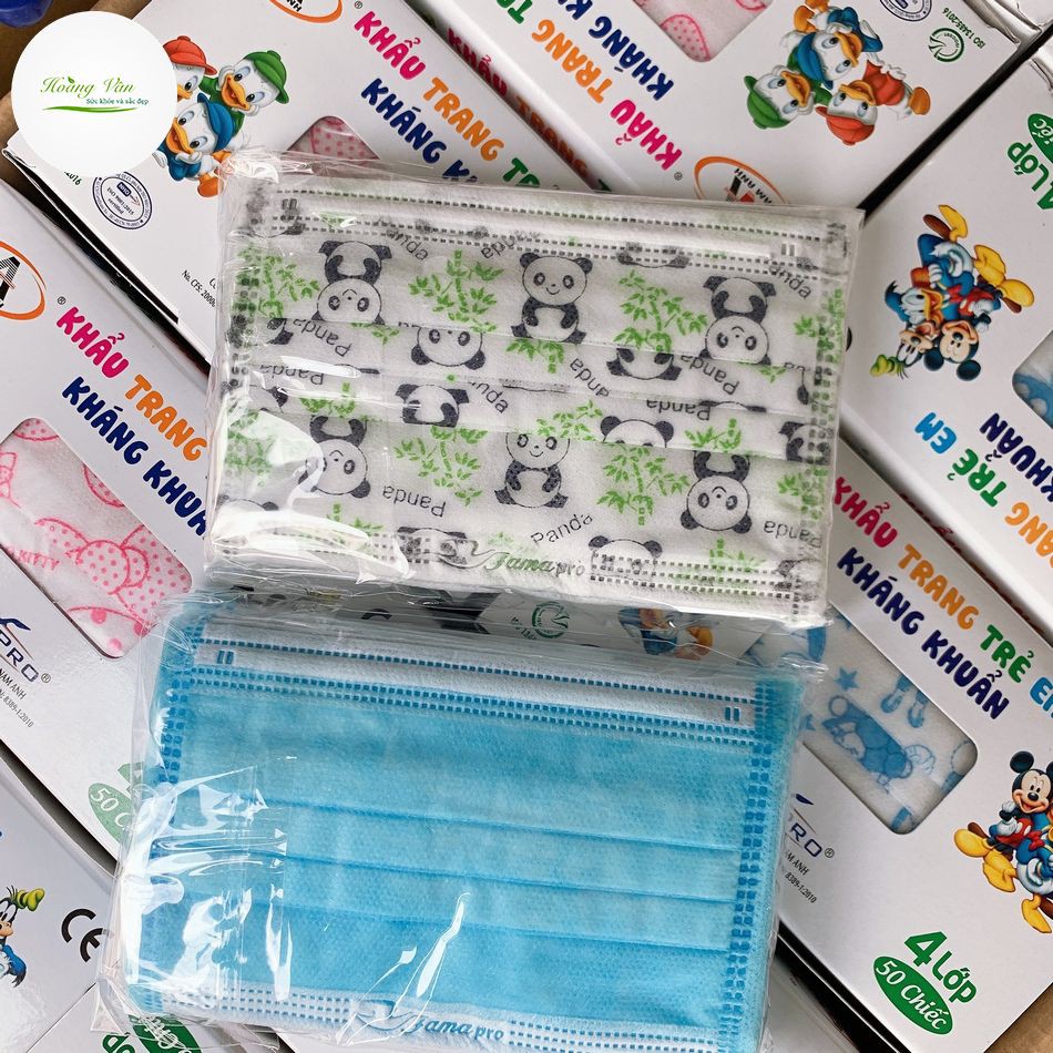 Khẩu trang trẻ em kháng khuẩn FAMAPRO - Hộp 50 cái | BigBuy360 - bigbuy360.vn