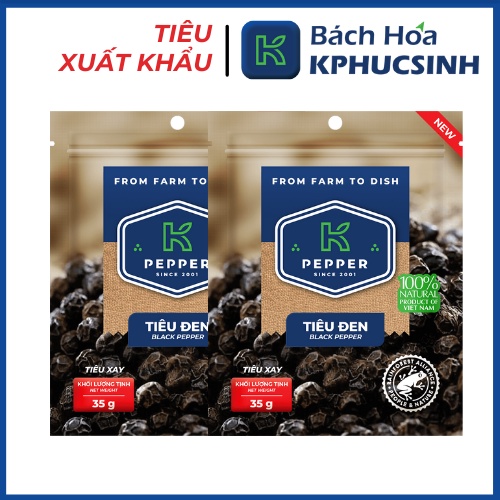 Tiêu đen xay k pepper 35g Kphucsinh