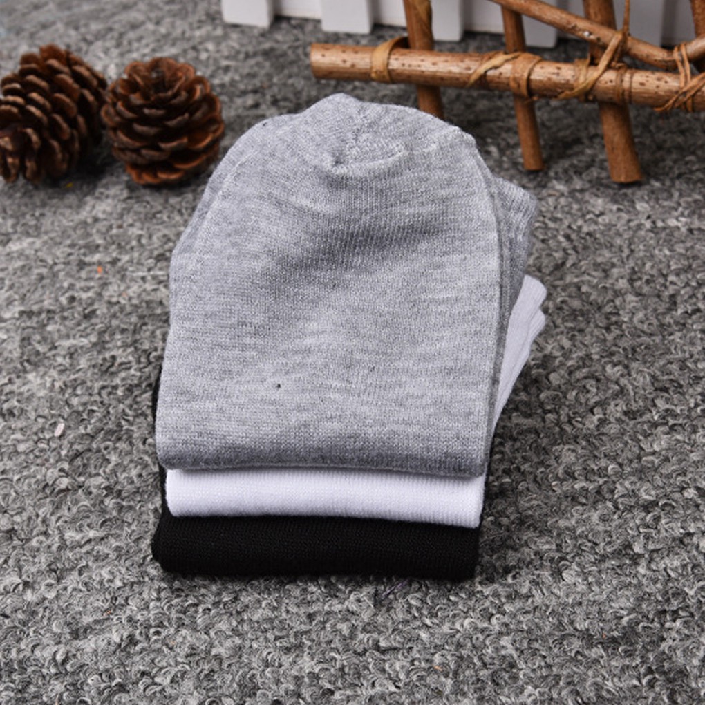 Tất cotton trơn đơn giản cho nam