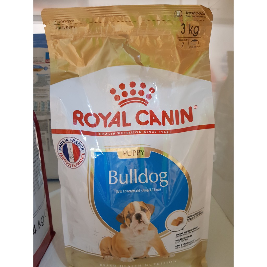 Thức ăn cho chó bulldog puppy 3kg - Thức ăn Royal Canini Bulldog cho chó nhỏ