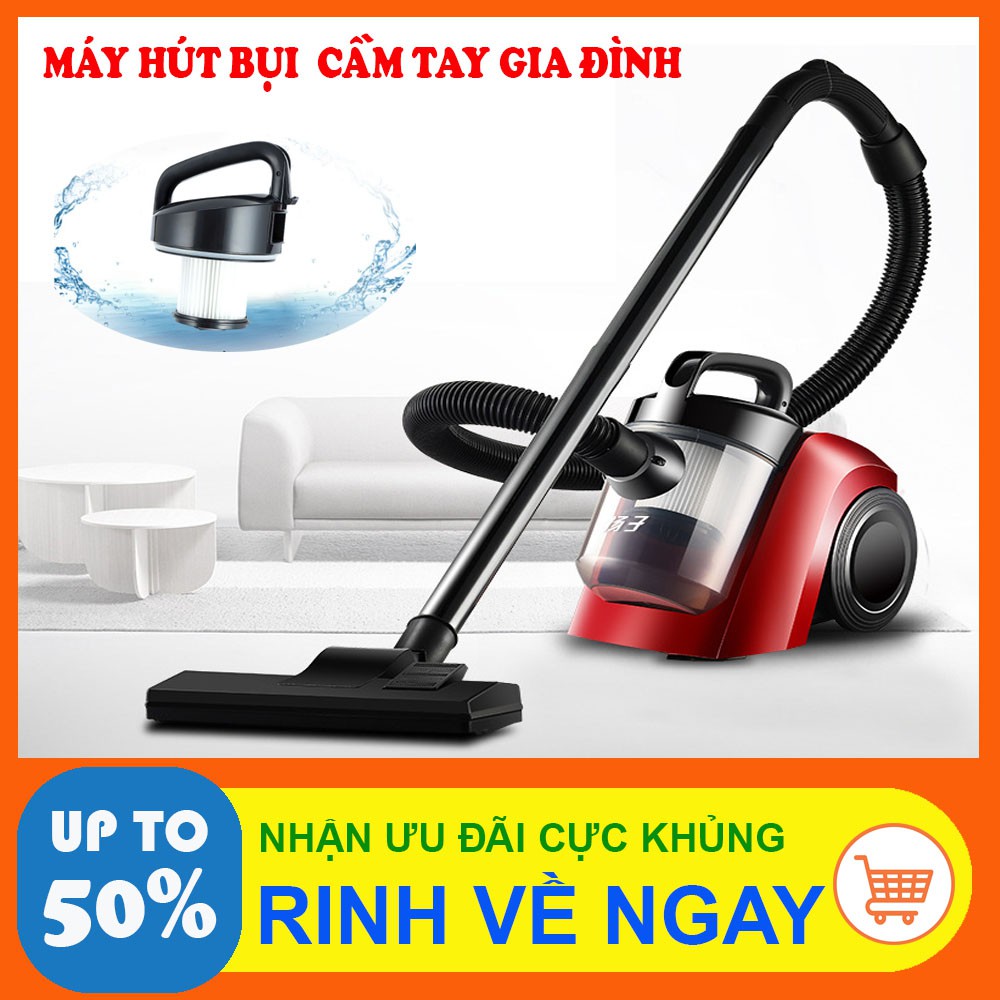 Máy Hút Bụi Gia Đình Đời Mới Nhất , Công Nghệ Lốc Xoáy Mạnh, Lõi Lọc HEPA Loại Bỏ Mạt, Bụi Mịn Freeship Toàn Quốc