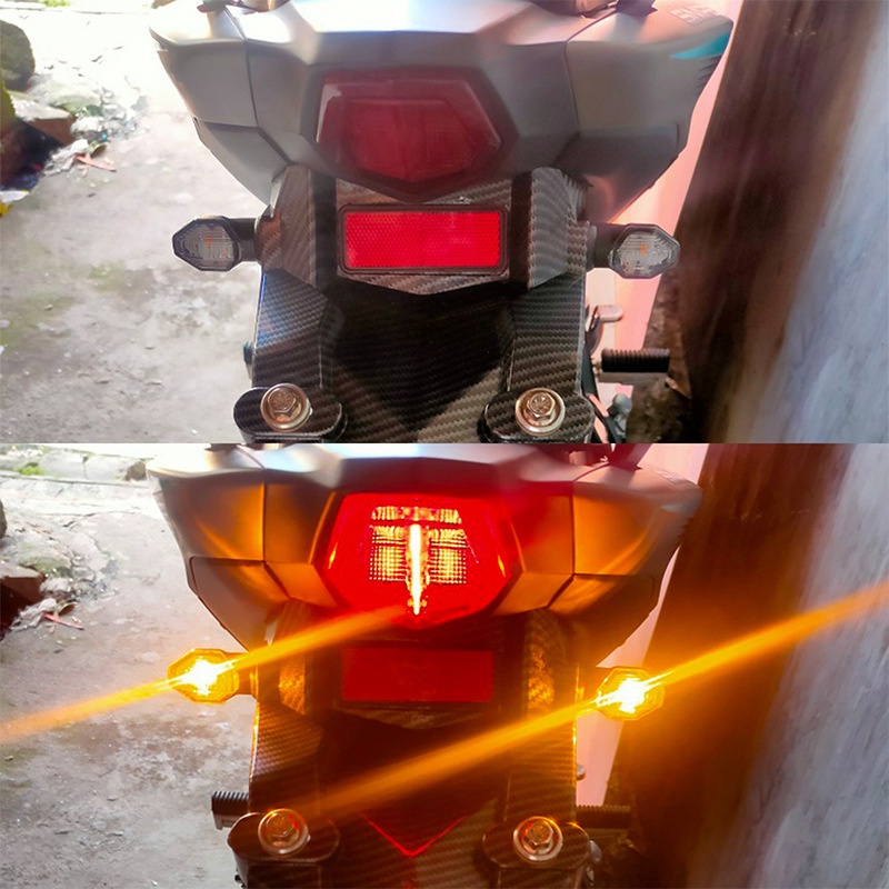 SEAMETAL Set 2 Đèn Xi Nhan 12V 12V LED Dành Cho Xe Mô Tô / Scooter