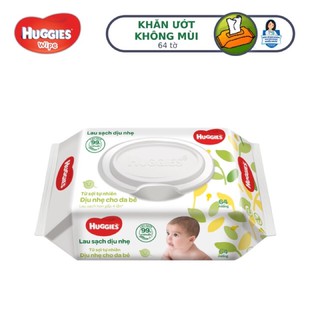 Khăn ướt Huggies - gói 64 tờ