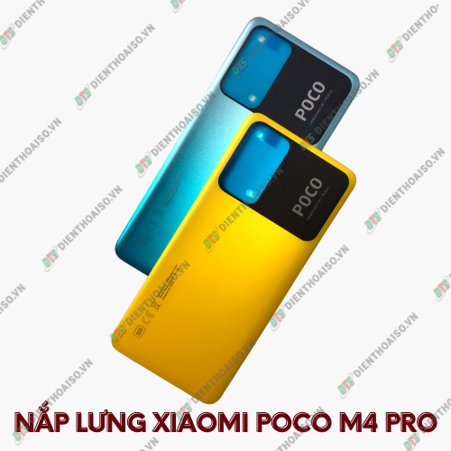 Nắp lưng kính xiaomi poco m4 pro đủ màu