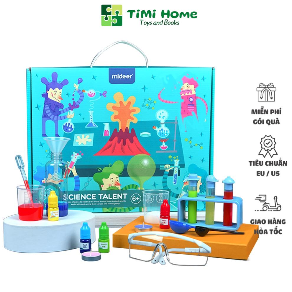 Bộ Trò Chơi Khoa Học 50 Thí Nghiệm Cho Trẻ 6+ Science Talent Mideer MD0128