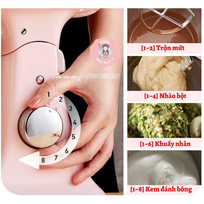 🎀 MÁY NHÀO BỘT TRỘN BỘT ACA CÔNG SUẤT LỚN HÀNG CHÍNH HÃNG BẢO HÀNH 12 THÁNG