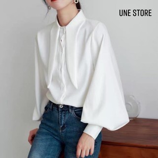 Sơ mi nữ tay phồng cách điệu