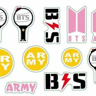 Sticker hình dán BTS