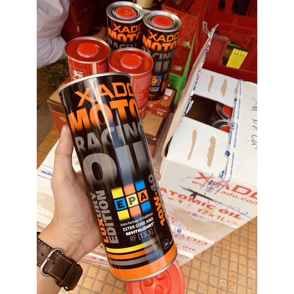 DẦU NHỚT CAO CẤP XADO RACING LUXURY 10W40 VERSION 22.2 15.5