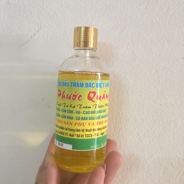 1 Lọ tinh dầu tràm Phước quảng loại 1 thơm nức lọ tròn 100ml
