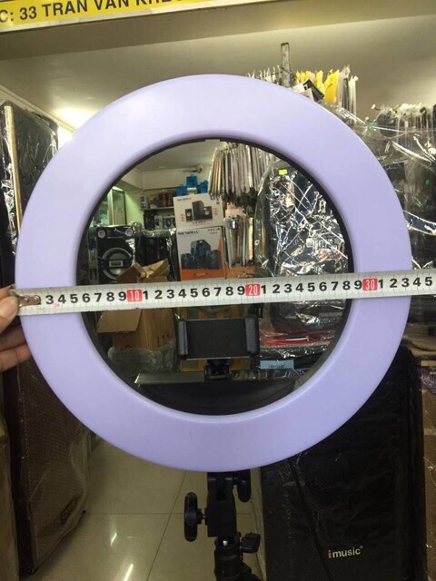 Đèn Led LiveStream Makeup Studio 34cm 240 bóng led tặng kèm túi đựng đèn
