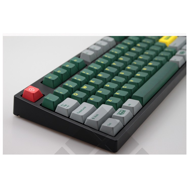 Set Keycap Green Train 167